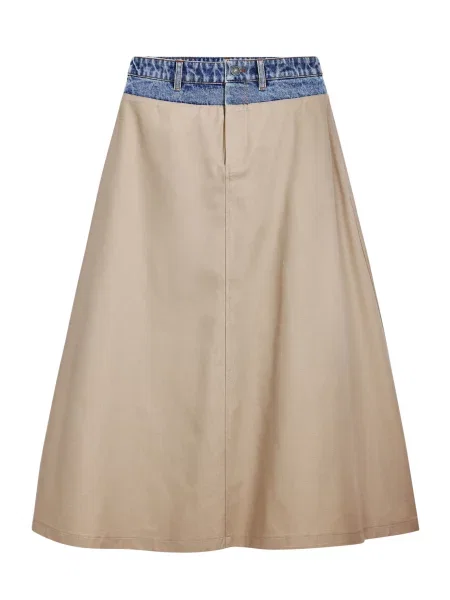 Desigual Fustă trapez Barcelo bej