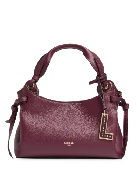 Geantă shopper Lancel din piele roșu