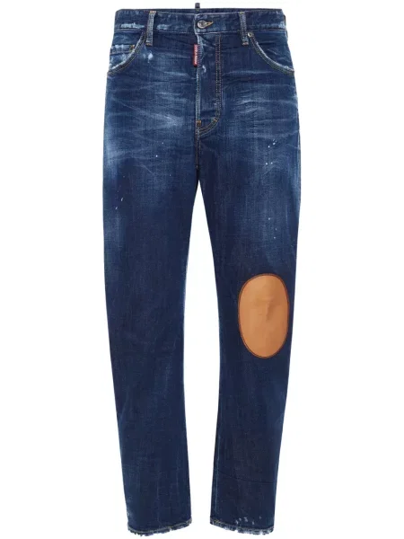 Rastezanje traperice sužene Dsquared2 plava