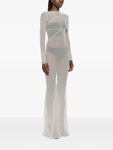 Rochie maxi Rick Owens gri