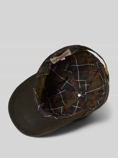Czapka z daszkiem Barbour oliwkowa