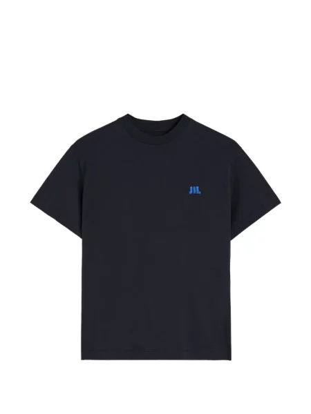 Tricou Jil Sander cu decolteu rotund albastru