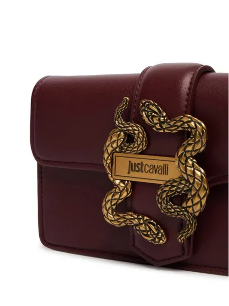Just Cavalli crossbody torbica iz umetnega usnja rdeča