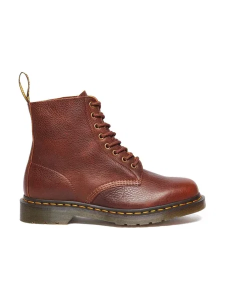 Кожени кубинки Dr. Martens Pascal Ambassador с равна подметка кафяво