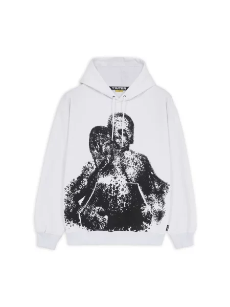 Bluza z kapturem Iuter biała