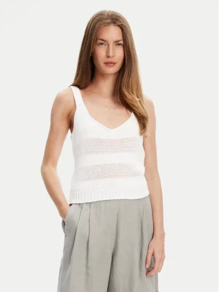 United Colors Of Benetton Τοπ Relaxed Fit λευκό