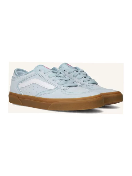 Sneakersy Vans zamszowe klasyczne niebieskie