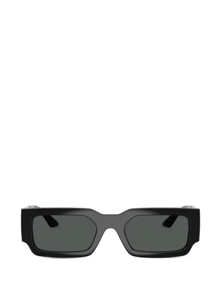 Čtvercové sluneční brýle Versace Eyewear s autogramem černé