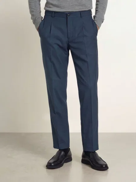 Calvin Klein Kalhoty S Úzkým Střihem tmavě modrá