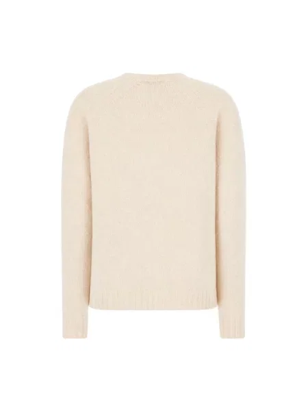 Dzianinowy sweter Weekend Max Mara beżowy