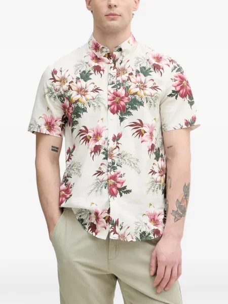 Cămașă Lindbergh cu model floral cu imagine