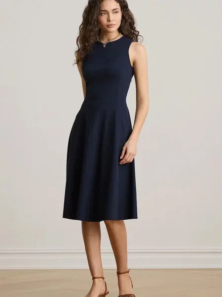 Lauren Ralph Lauren rochie evazată cu vâscoză