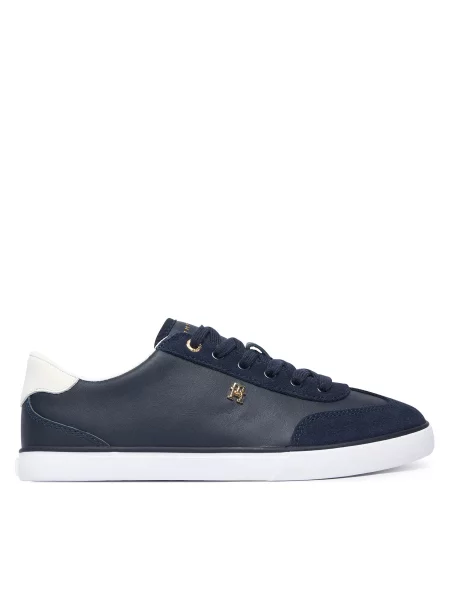 Tenisice Tommy Hilfiger Th Chic Low Vulc Tamnoplava