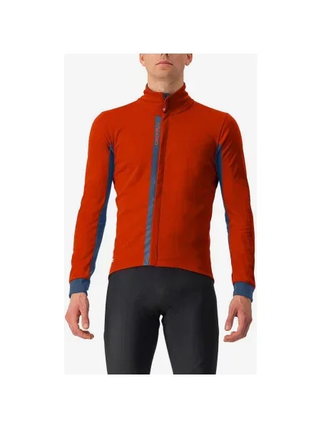 Kurtka Castelli Entrata GORE-TEX INFINIUM™ ciemnoczerwony niebieski M czerwona