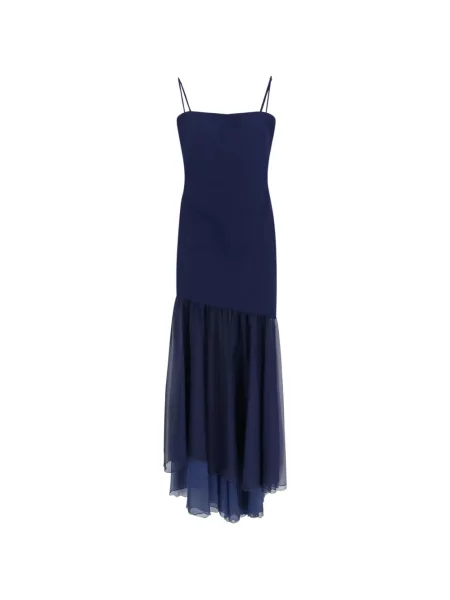Rochie midi Chiara Boni La Petite Robe asimetrică albastru