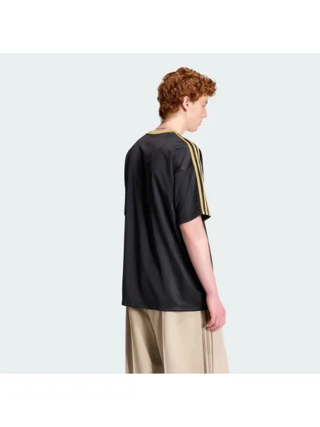 Žakárové tričko Adidas černé