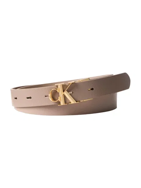 Calvin Klein dvostranski pas usnjeni bež