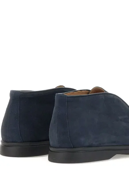 Pantofi loafer Duca Heritage din piele de căprioară albastru