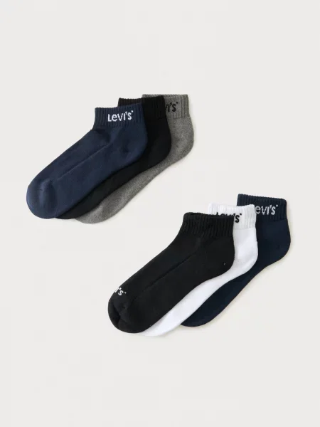 LEVI'S ® Șosete bleumarin / gri închis / negru alb