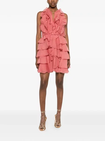 Sukienka mini Aje różowa