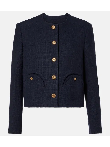 Geacă Blazé Milano din tweed albastru