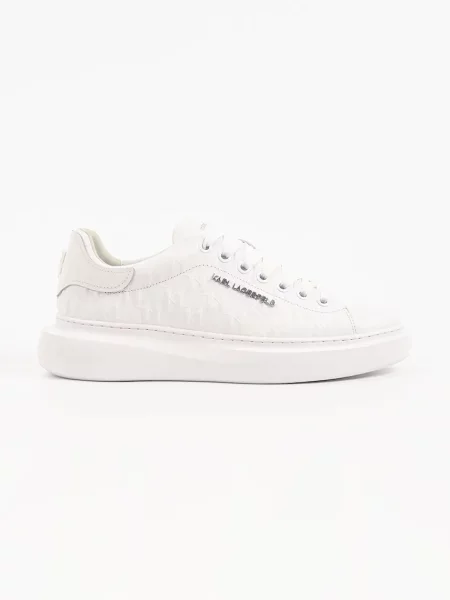 Karl Lagerfeld Kore sneakers pentru bărbați din piele alb