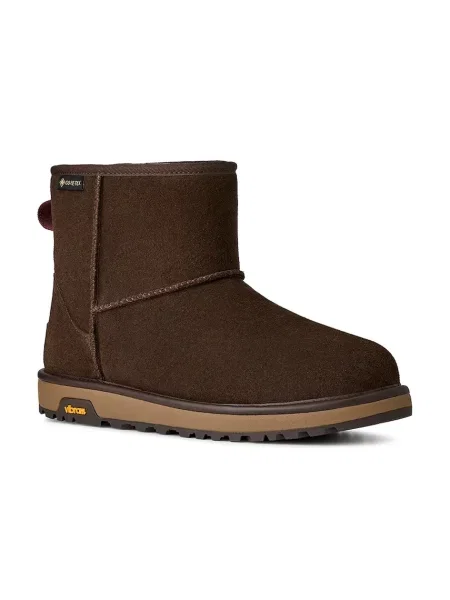 Замшевые классические мини сапоги Ugg коричневые