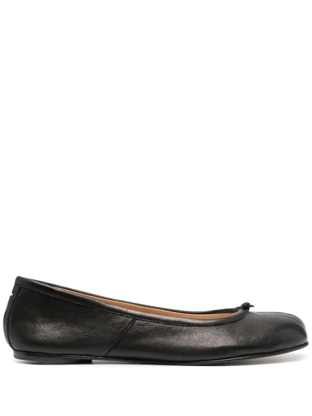 Balerini Maison Margiela din piele negru