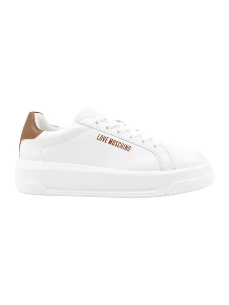 Sneakersy Love Moschino białe