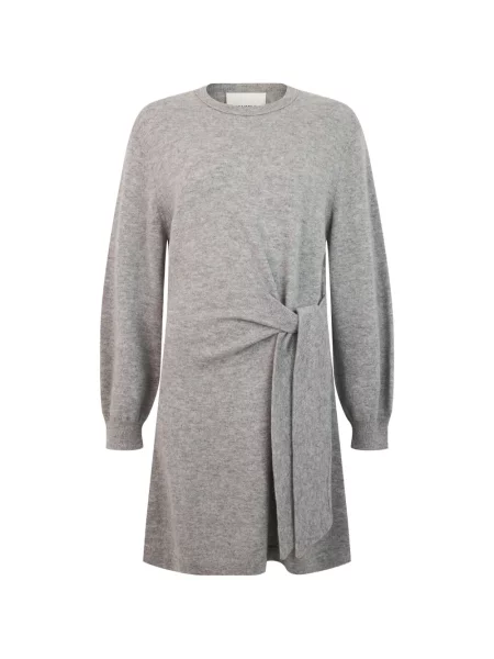 Lung rochie mini Lisa Yang gri