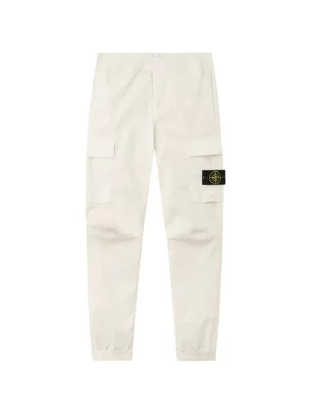 Pantaloni cargo Stone Island din țesătură twill cu strasuri