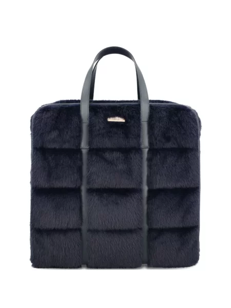 Pikowana torebka Herno niebieska