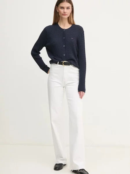 Tommy Hilfiger kardigan lekki granatowy