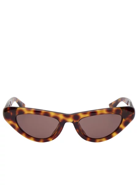 Okulary przeciwsłoneczne Bottega Veneta Eyewear brązowe