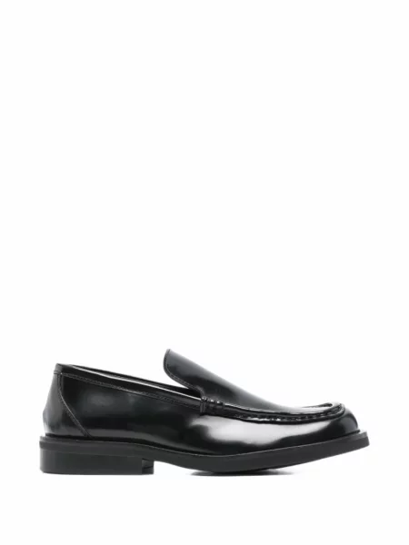 Pantofi loafer Poeve din piele negru
