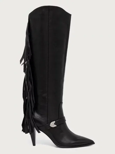 Pinko De piele cizme Vane 03 negru