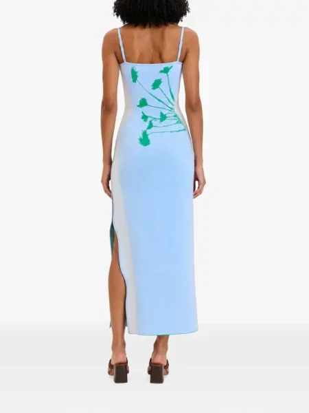 Rochie maxi Ph5 cu imagine albastru
