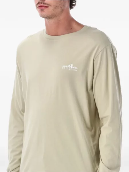 Lung tricou Patagonia cu imagine
