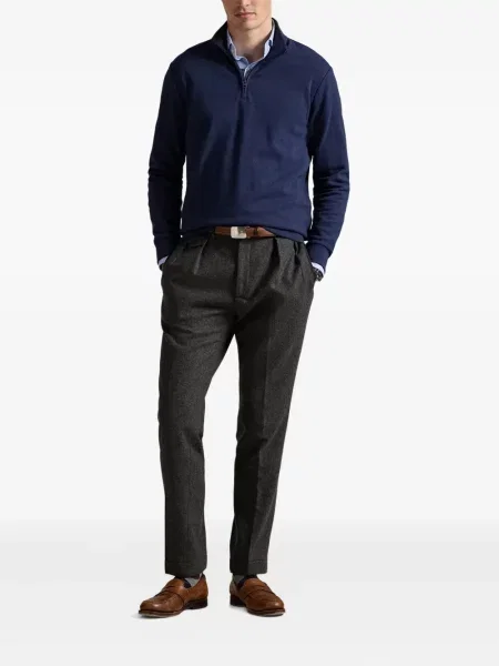 Μικρός κασκέτο Polo Ralph Lauren με χαμηλή μέση υφαίνω διαγωνίως πράσινο