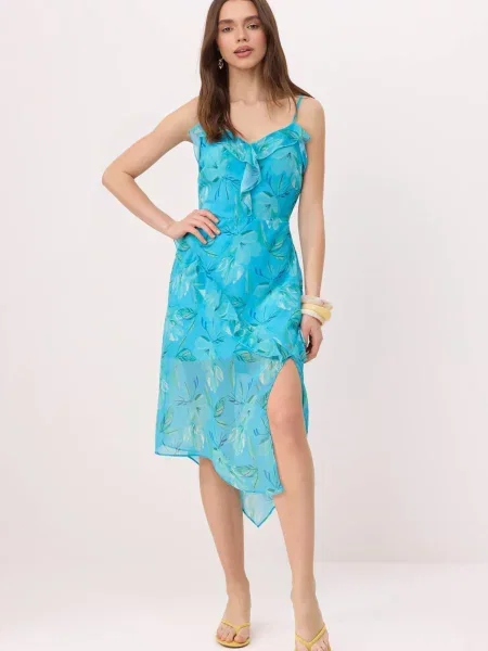 Trendyol Rochie / regal / verde albastru