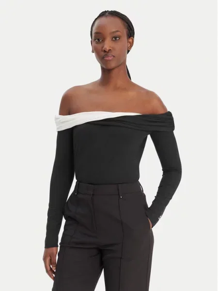 KARL LAGERFELD Блузка чорний