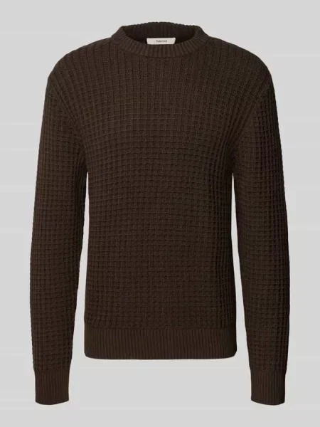Sweter z dzianiny o kroju regular fit z czystej bawełny ekologicznej model ‘TOM’ Selected Homme