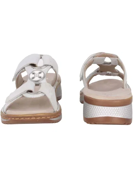 Pantofi Ara tip Hawaii argintiu