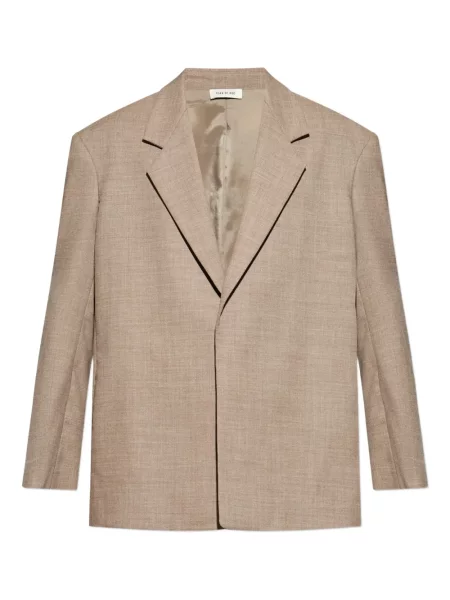 Jednořadé sako Fear Of God hnědé