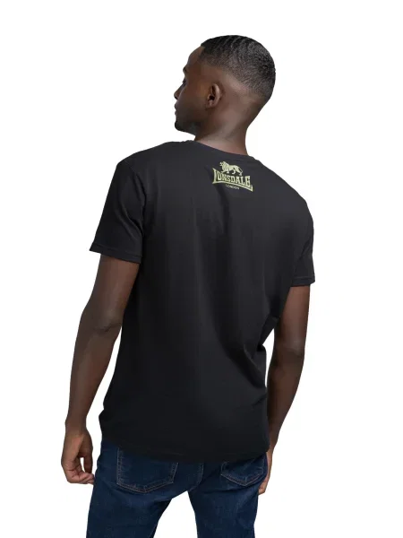 LONSDALE Majica Bangor kaki crna
