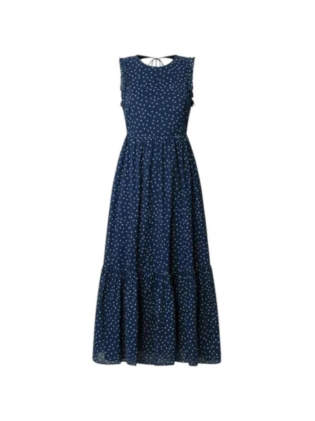 Rochie din denim Pepe Jeans albastru
