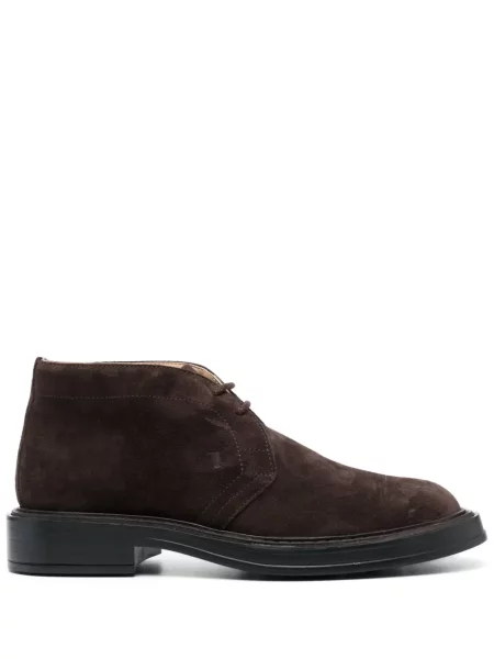 Pantofi loafer Tod's din piele de căprioară maro