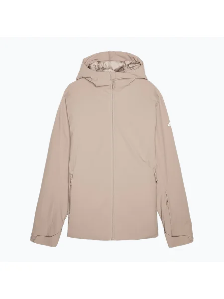 Pánska lyžiarska bunda 4F light brown hnedá
