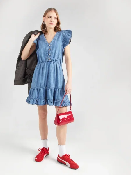 ONLY Rochie ONLSEVIGNY denim albastru