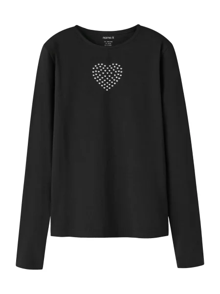NAME IT Tricou NKFOLENNI / argintiu negru